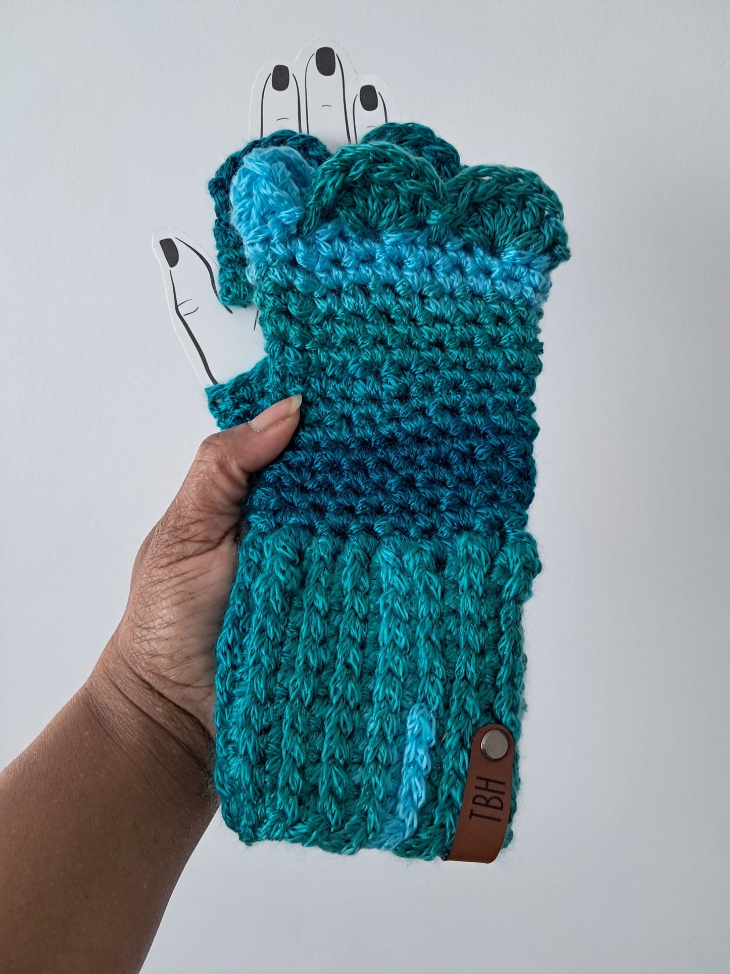Ombre Fingerless Gloves