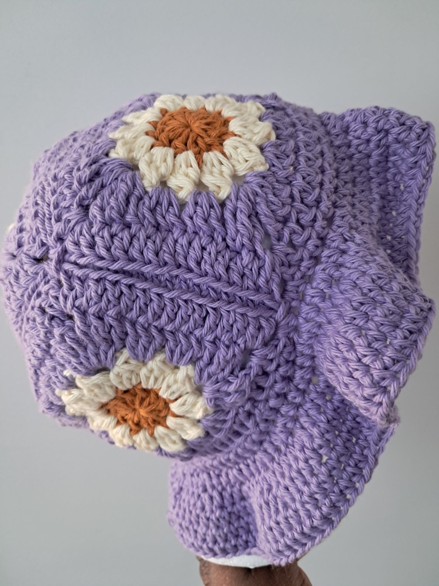 Granny Square Bucket Style Sun Hat