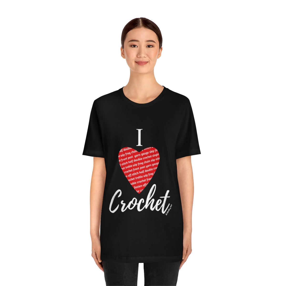 I Heart Crochet Short Sleeve Tee