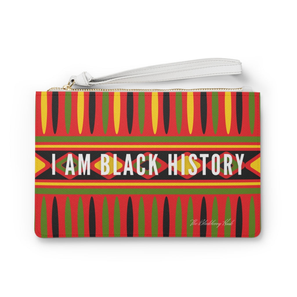 BHM Stripes and Diamonds Clutch Bag