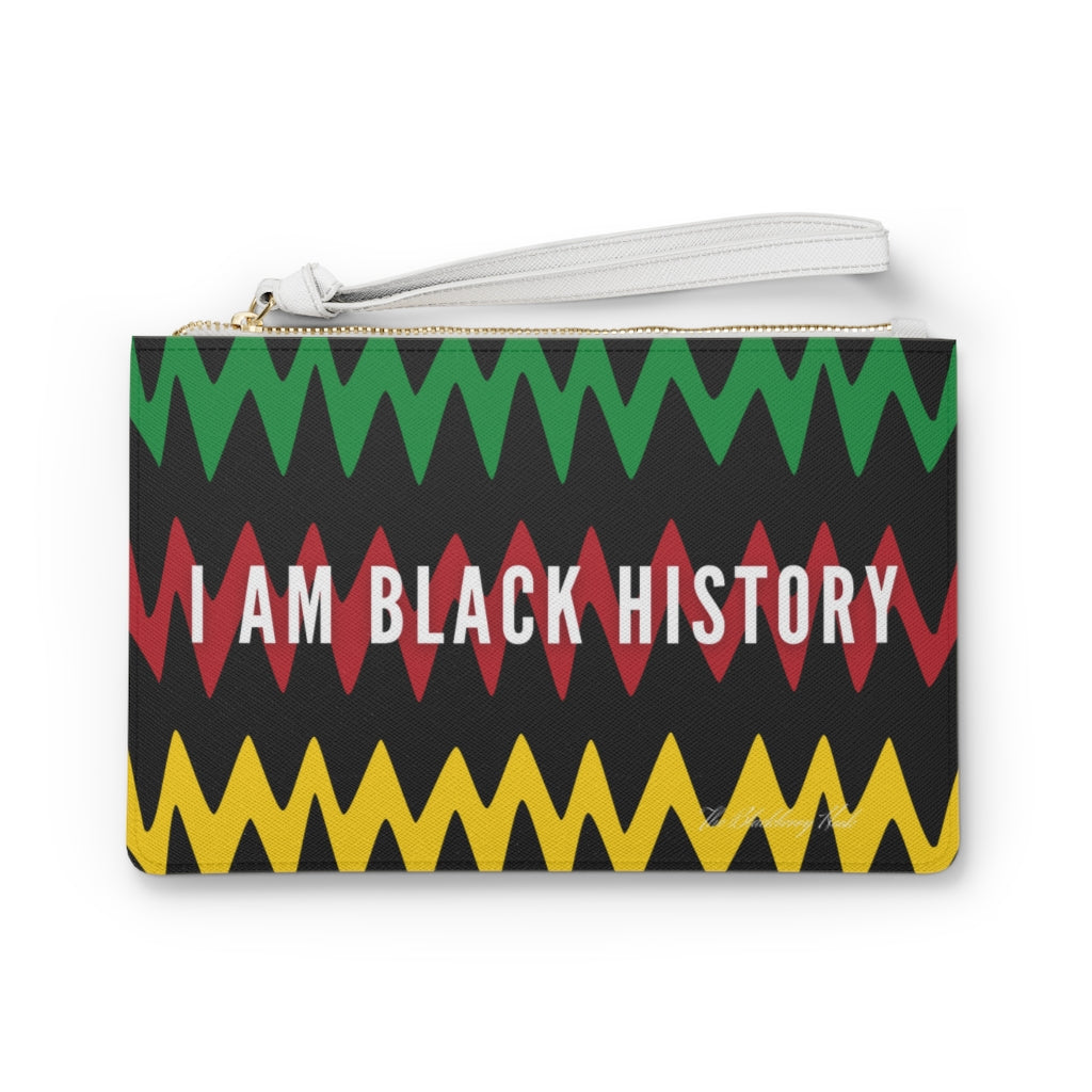 BHM Zig Zag Ankara Clutch Bag