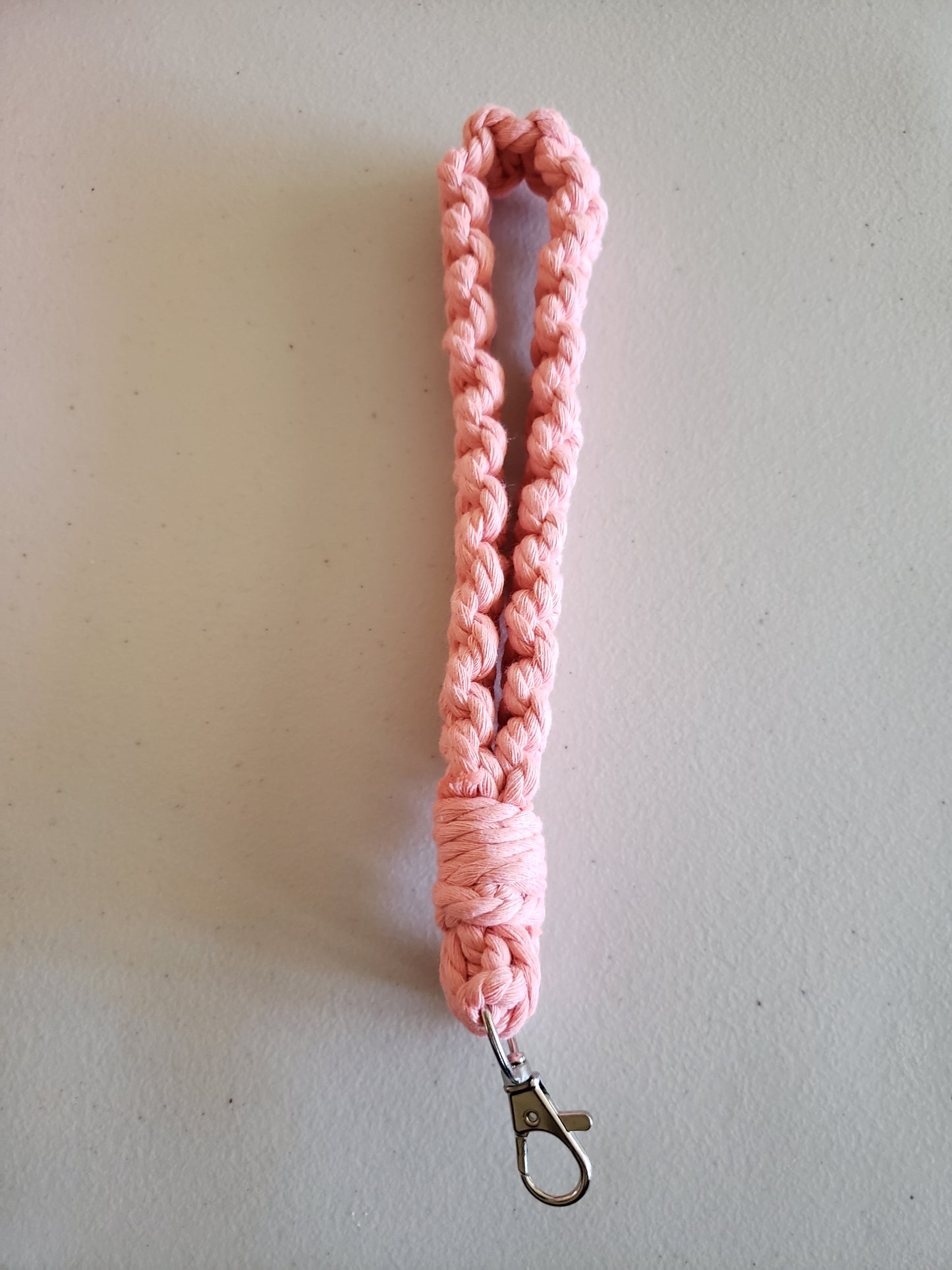 Macrame Wristlet Keychain