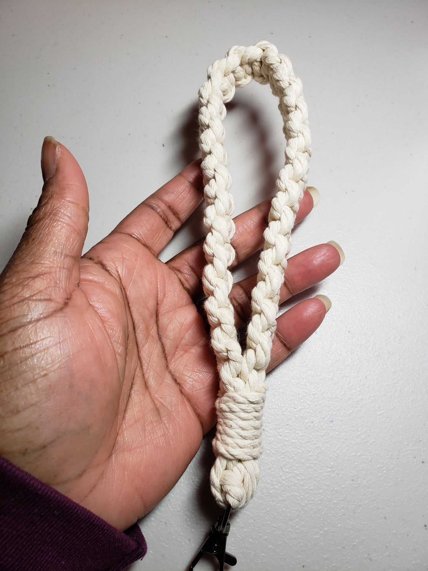 Macrame Wristlet Keychain