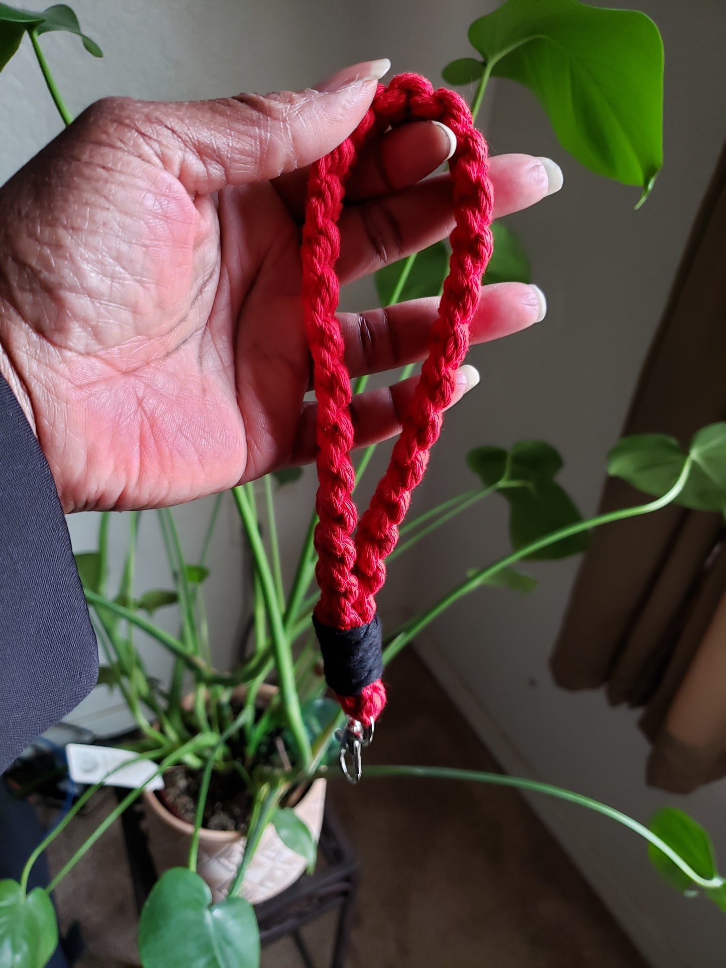 Macrame Wristlet Keychain