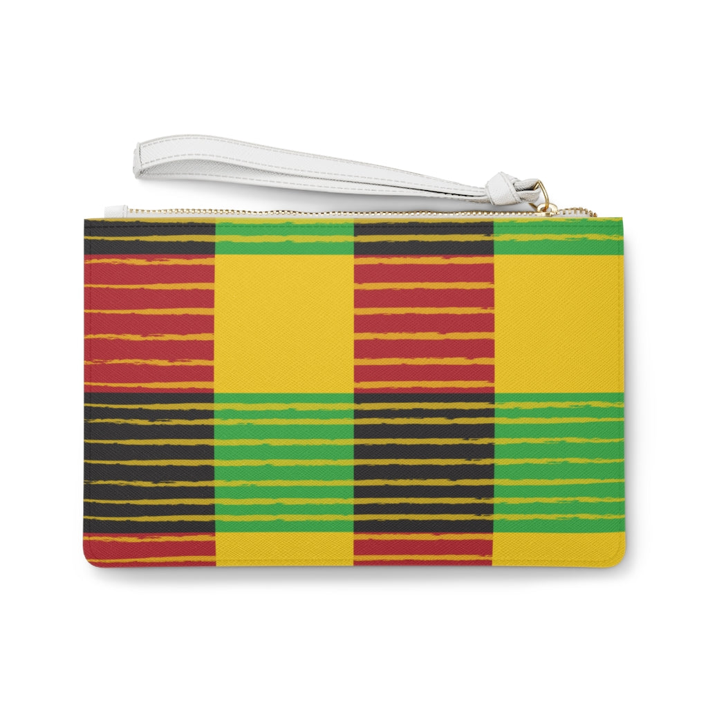 RGB Plaid Clutch Bag