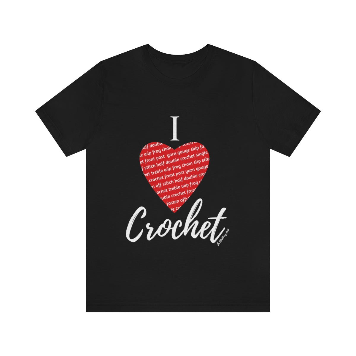 I Heart Crochet Short Sleeve Tee