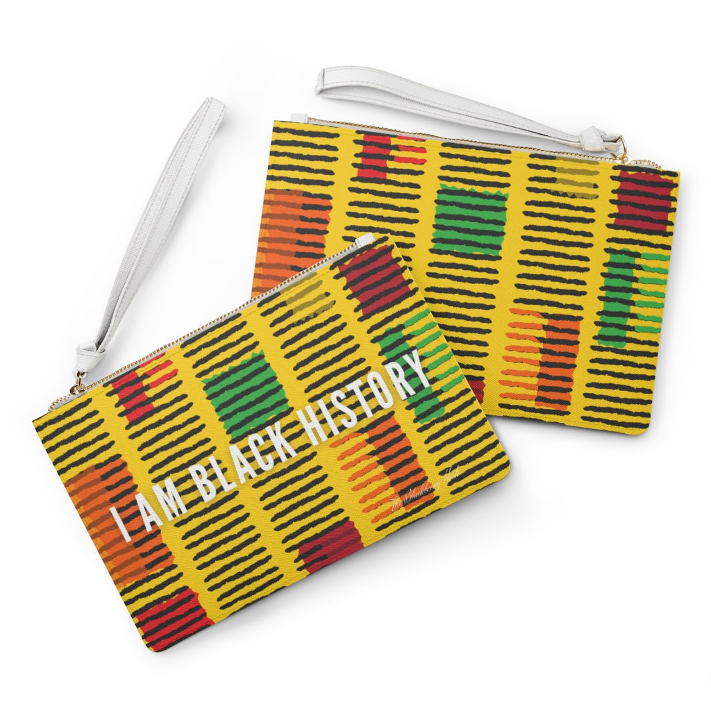 BHM Vertical Columns Clutch Bag