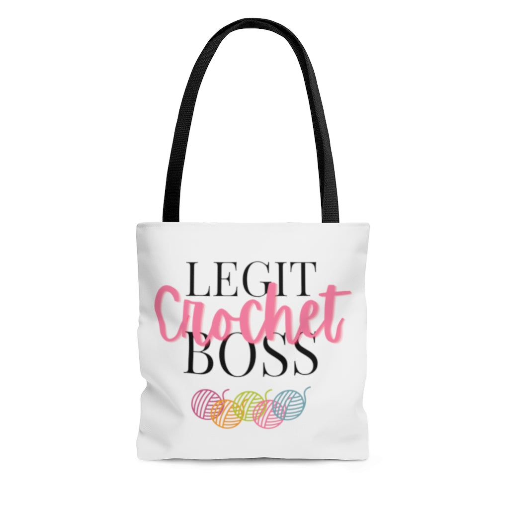 Legit Crochet Boss Tote Bag