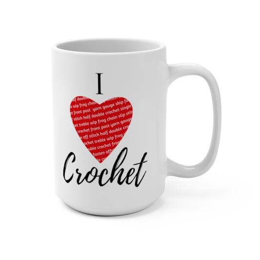 I Heart Crochet Mug