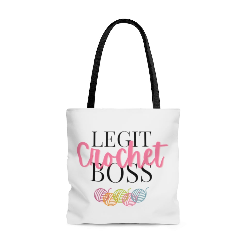 Legit Crochet Boss Tote Bag