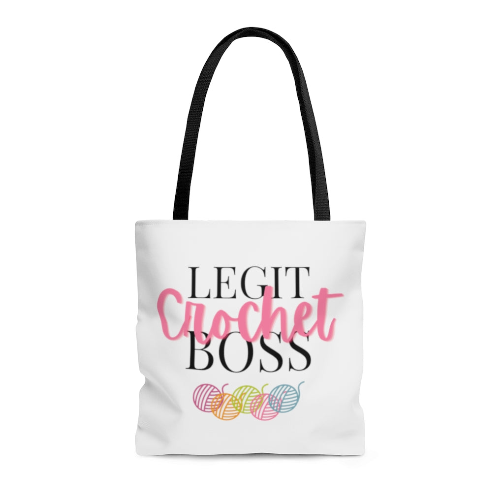 Legit Crochet Boss Tote Bag