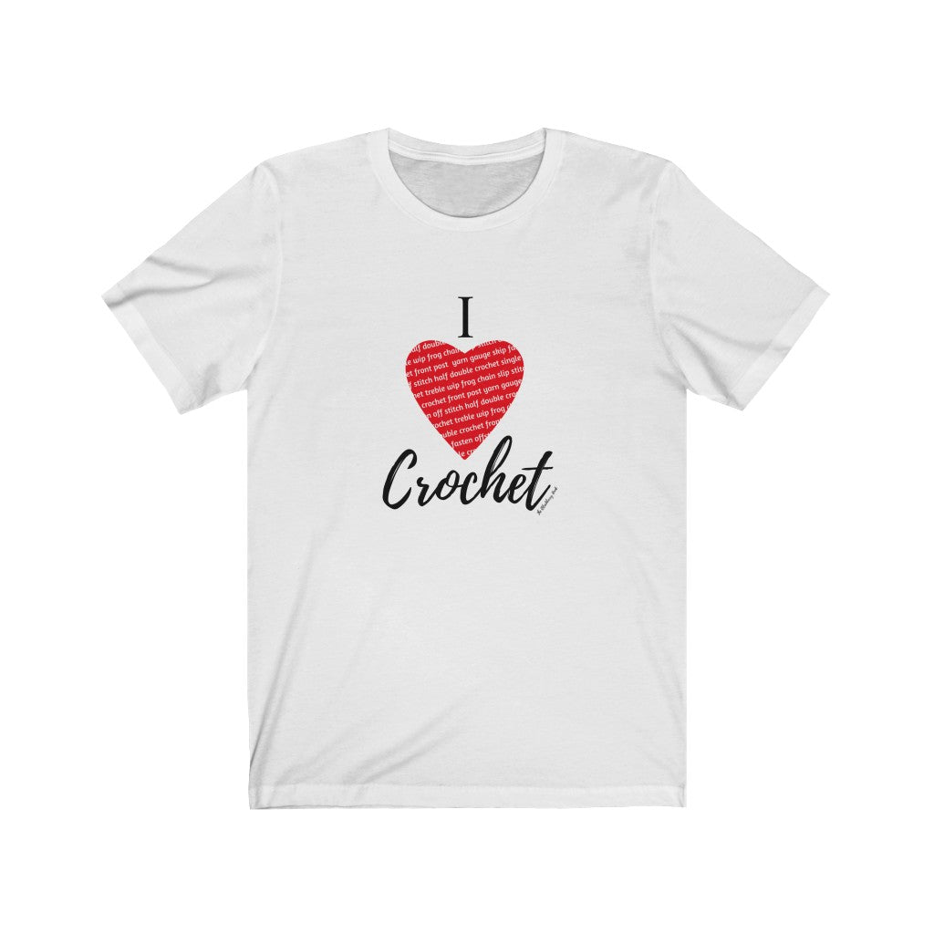 I Heart Crochet Tee Extended Size