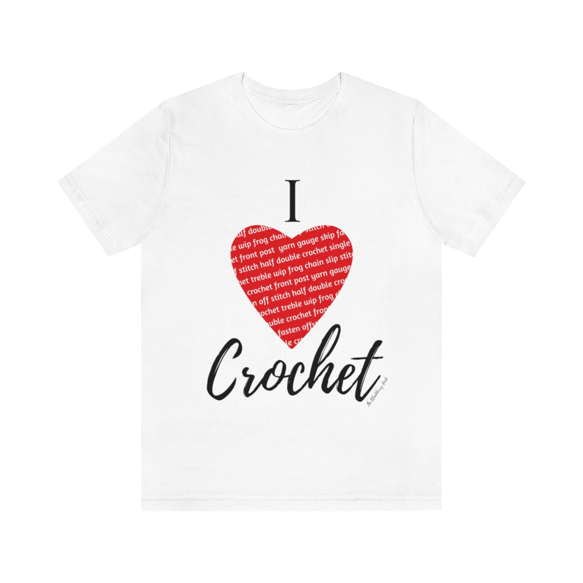 I Heart Crochet Short Sleeve Tee