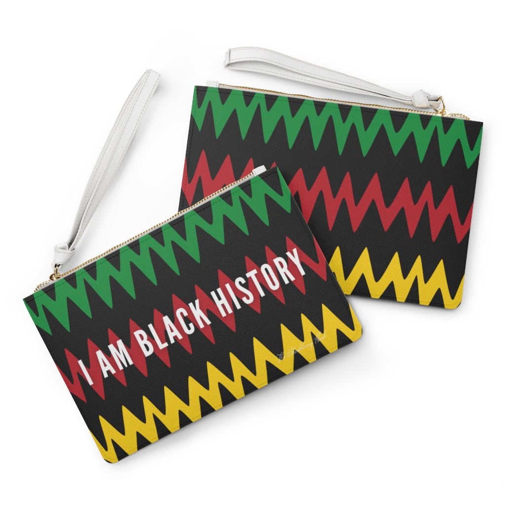 BHM Zig Zag Ankara Clutch Bag