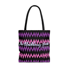 Load image into Gallery viewer, The Blackberry Hook Ankara Tote Bag
