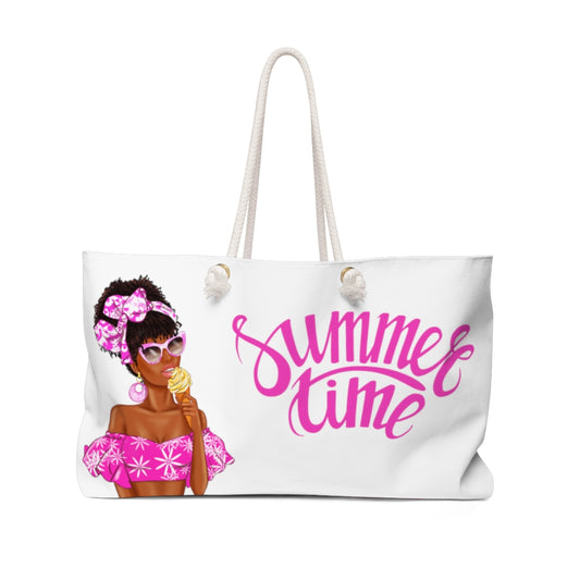 Summer Time Weekender Tote Beach Bag