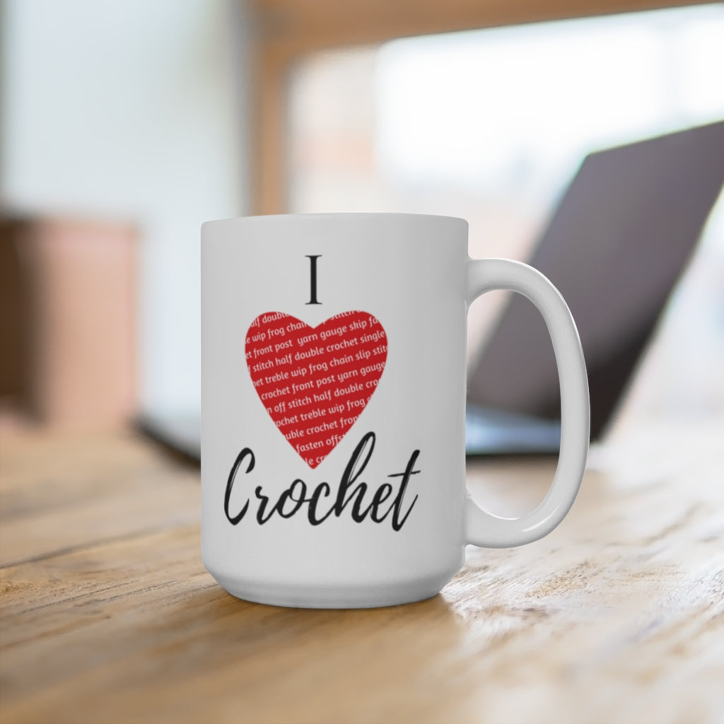 I Heart Crochet Mug