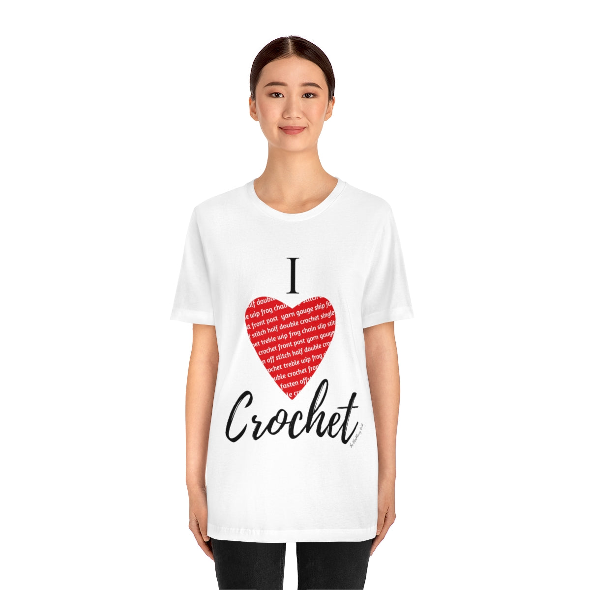 I Heart Crochet Short Sleeve Tee