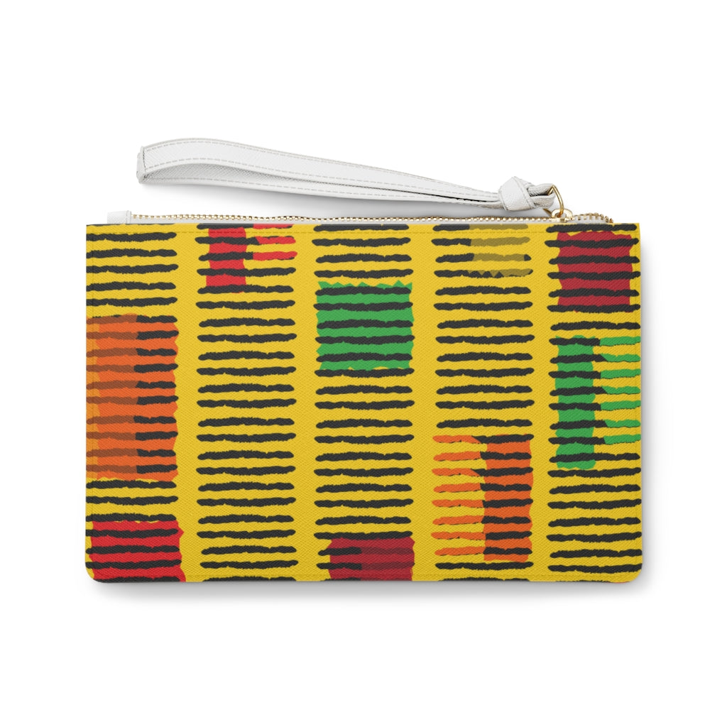 BHM Vertical Columns Clutch Bag